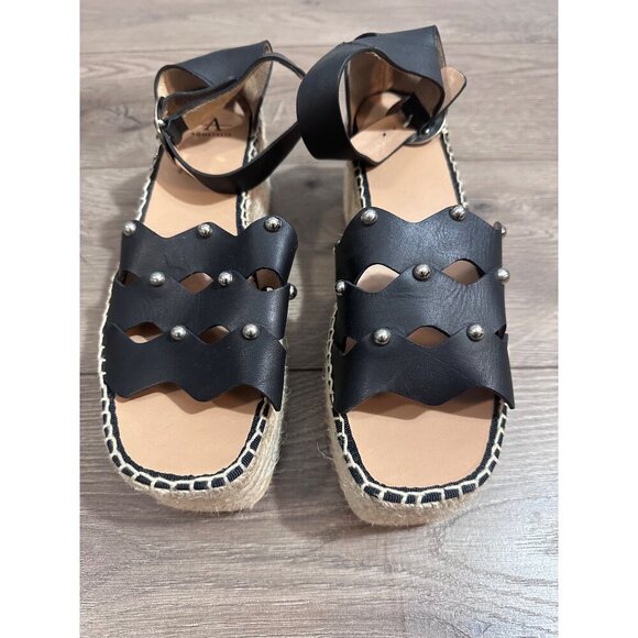 Aquatalia “BRIANNE” Studded Wedge Sandal 11 - Picture 2 of 12